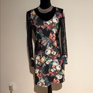Colorful floral dress🌈🌺